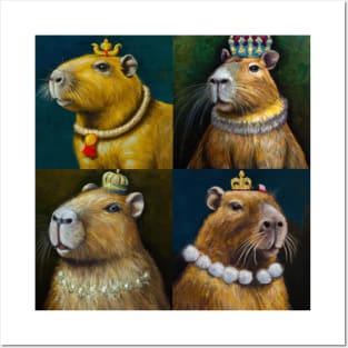 Capybara Royal Family Posters and Art